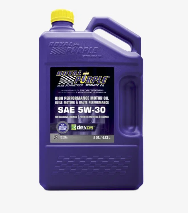 20530 – ROYAL PURPLE Oil, SAE 5W-30 Synthetic 5 Quart Bottle Single